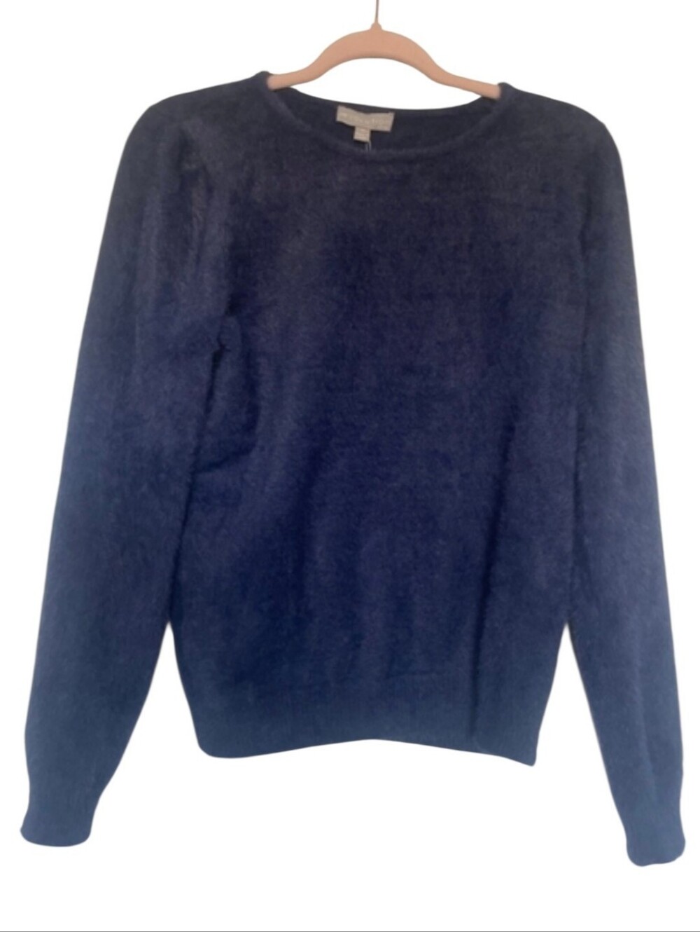 NWT Evolution By Cyrus Size Medium Blue Fuzzy Sweater Very Soft Stitch Fix